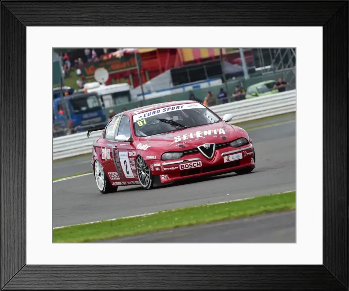 Framed Print : CM15 2257 Neil Smith, Alfa Romeo 156 Framed Print : CM15 2257 Neil Smith, Alfa Romeo 156
