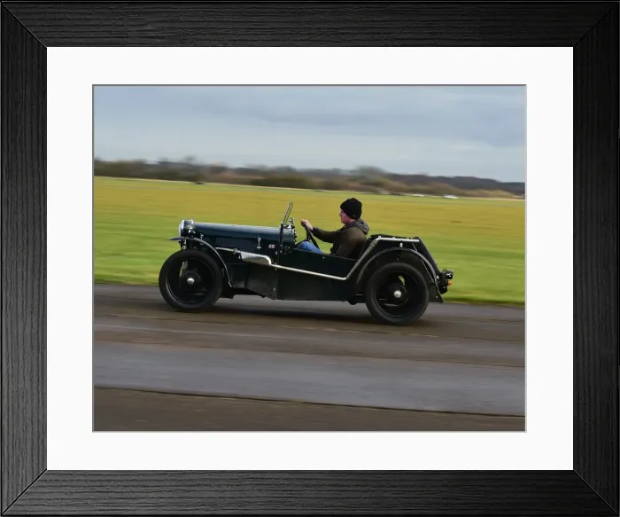 Framed Print : CM17 3460 Jack Williamson, Austin Seven Ulster Framed Print : CM17 3460 Jack Williamson, Austin Seven Ulster
