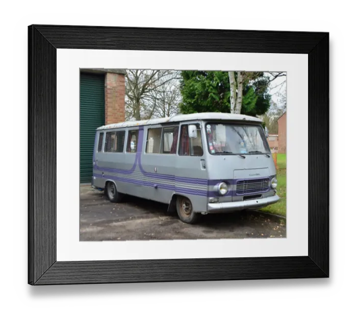 Framed Print : CJ6 6885 Peugeot J7 Framed Print : CJ6 6885 Peugeot J7