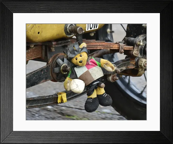 Framed Print : CM17 3526 Rugby Teddy, Paul Milner, Austin 7 Ulster Framed Print : CM17 3526 Rugby Teddy, Paul Milner, Austin 7 Ulster