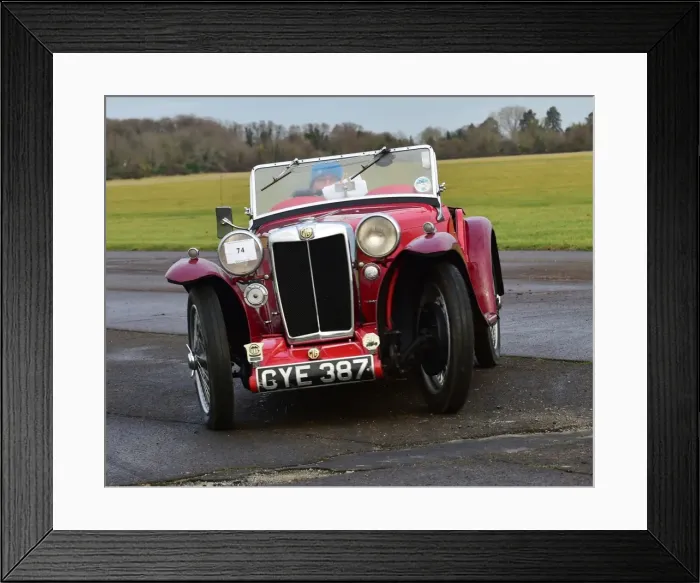 Framed Print : CM17 3436 Barry Creaser, MG PA Midget Framed Print : CM17 3436 Barry Creaser, MG PA Midget