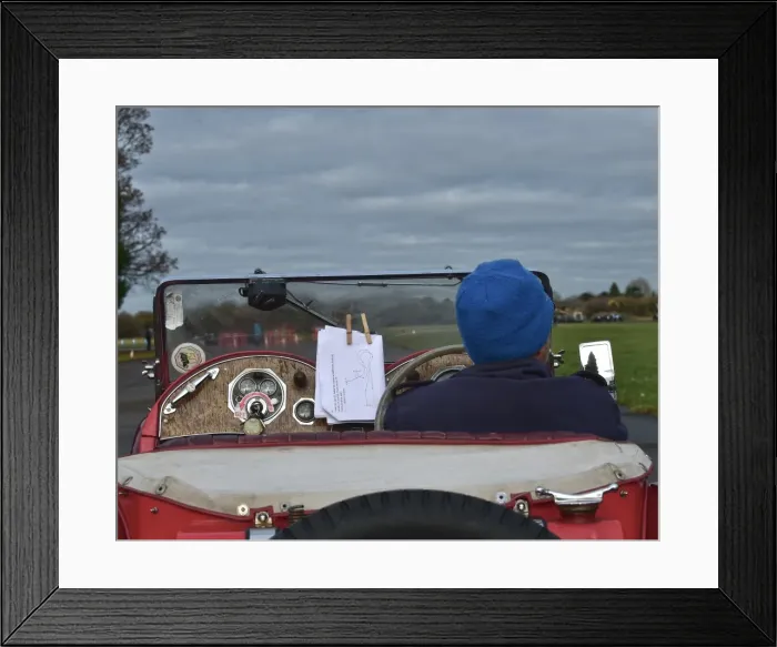 Framed Print : CM17 3448 Barry Creaser, MG PA Midget