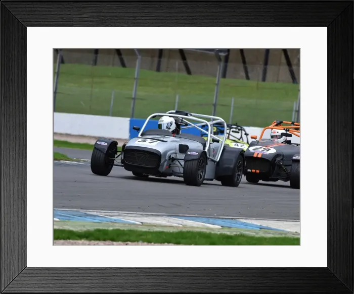 Framed Print : CM15 9901 Mark Aikens, Caterham CSR 2300 Framed Print : CM15 9901 Mark Aikens, Caterham CSR 2300