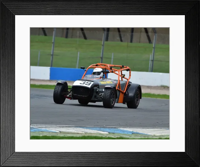 Framed Print : CM15 9860 Mark Drain, Alan Drain, Caterham R300 2000