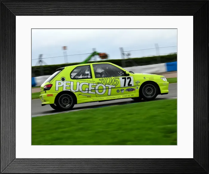 Framed Print : CM16 0177 Carl Chambers, Peugeot 306 Framed Print : CM16 0177 Carl Chambers, Peugeot 306