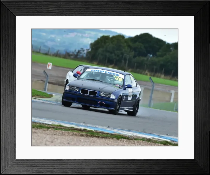 Framed Print : CM15 9943 Karl Cattliff, BMW E36 M3, winner