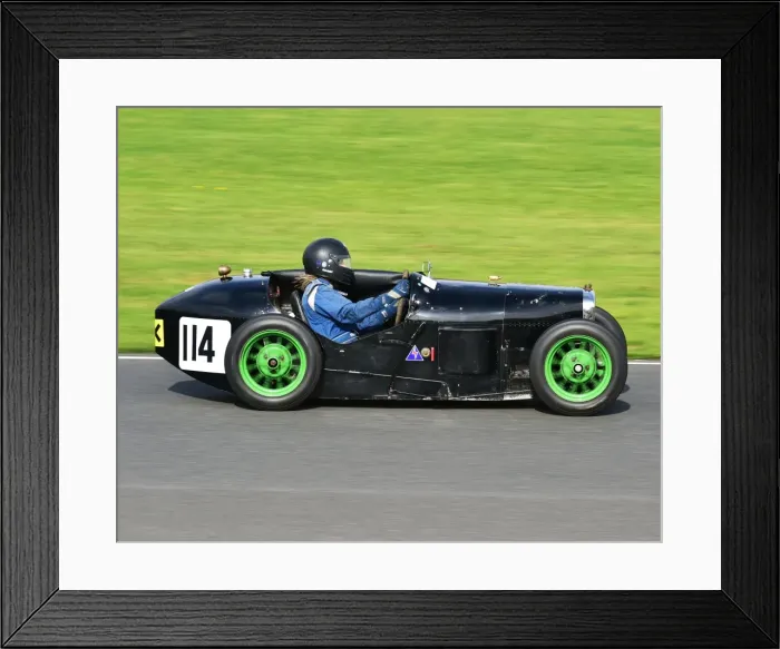 Framed Print : CM16 6118 Jo Blakeney-Edwards, Austin 7 Special
