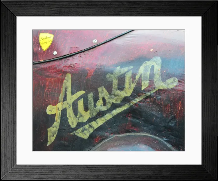 Framed Print : CJ6 6668 Matt Shepherd, Austin 7 Framed Print : CJ6 6668 Matt Shepherd, Austin 7