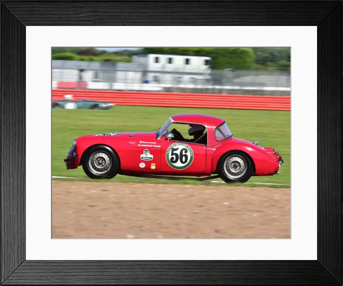 Framed Print : CM15 5622 Josh Bromley, Shaun Bromley, MG A