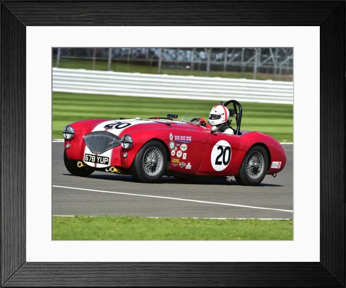 Framed Print : CM15 4954 Jonathan Abecassis, Austin Healey 100-4 Framed Print : CM15 4954 Jonathan Abecassis, Austin Healey 100-4