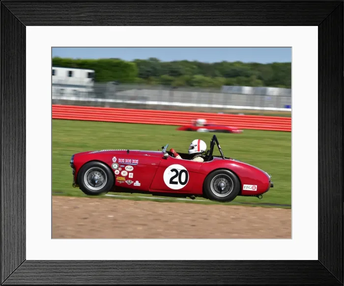 Framed Print : CM15 5623 Jonathan Abecassis, Austin Healey 100-4 Framed Print : CM15 5623 Jonathan Abecassis, Austin Healey 100-4