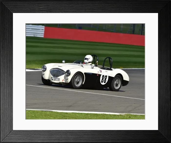 Framed Print : CM15 4909 Jeremy Holden, Austin Healey 100-4 Framed Print : CM15 4909 Jeremy Holden, Austin Healey 100-4