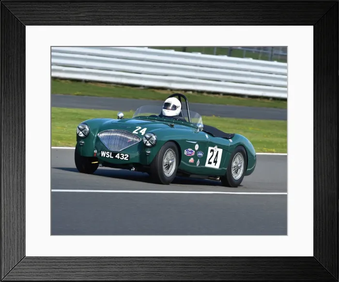 Framed Print : CM15 4883 Jim Campbell, Austin Healey 100-4 Framed Print : CM15 4883 Jim Campbell, Austin Healey 100-4