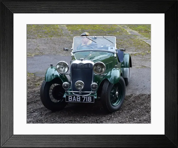 Framed Print : CM17 5307 John Payne, Singer 1 Litre Sports Framed Print : CM17 5307 John Payne, Singer 1 Litre Sports