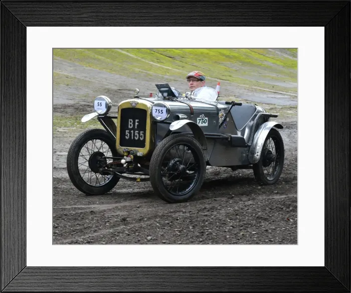 Framed Print : CM17 5160 Olly Sanders, Paul Milner, Austin 7 Ulster
