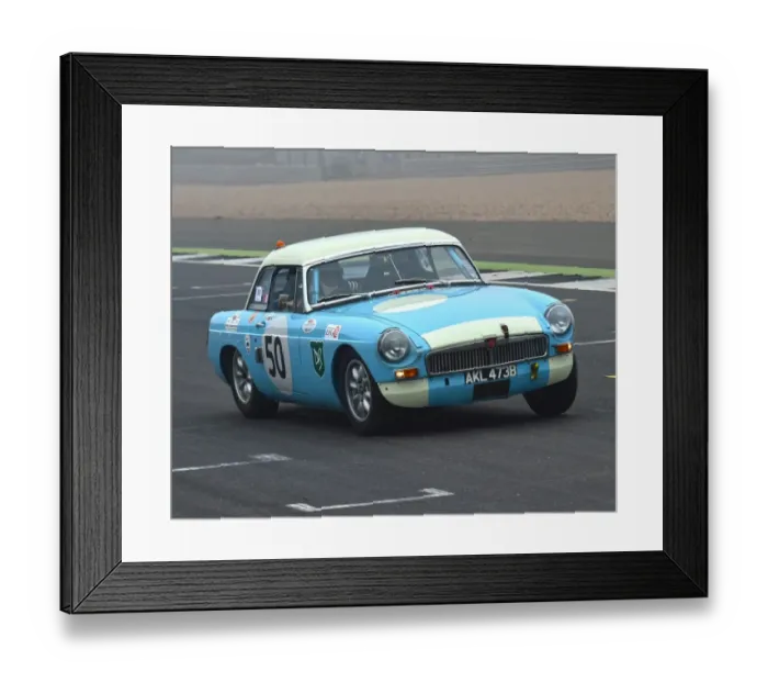 Framed Print : CM17 6457 Mrs Pia Bianchi, MG B