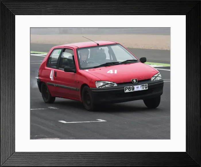 Framed Print : CM17 6452 Tim Harrison, Peugeot 106 XN Framed Print : CM17 6452 Tim Harrison, Peugeot 106 XN