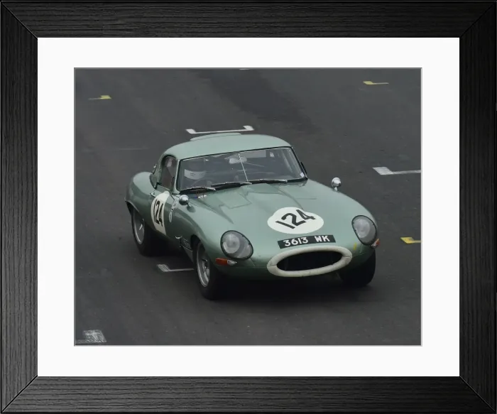 Framed Print : CM17 6601 Charles Gillett, Jaguar E-Type Framed Print : CM17 6601 Charles Gillett, Jaguar E-Type