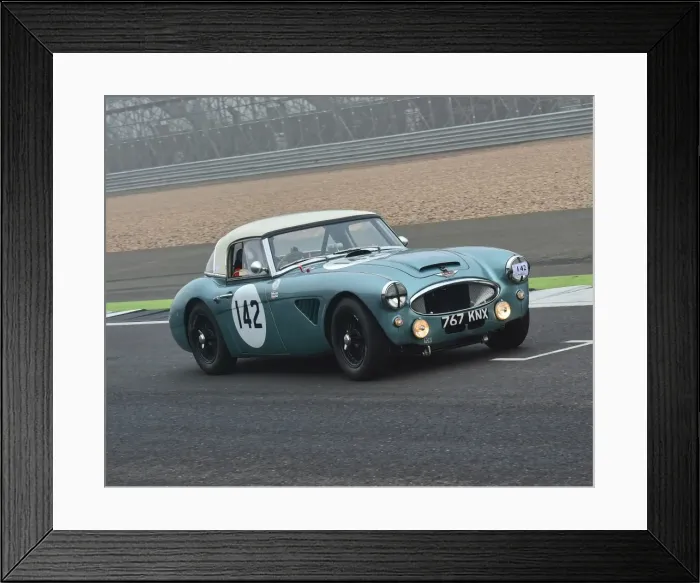 Framed Print : CM17 6370 Alex Bell, Austin Healey 3000 Framed Print : CM17 6370 Alex Bell, Austin Healey 3000