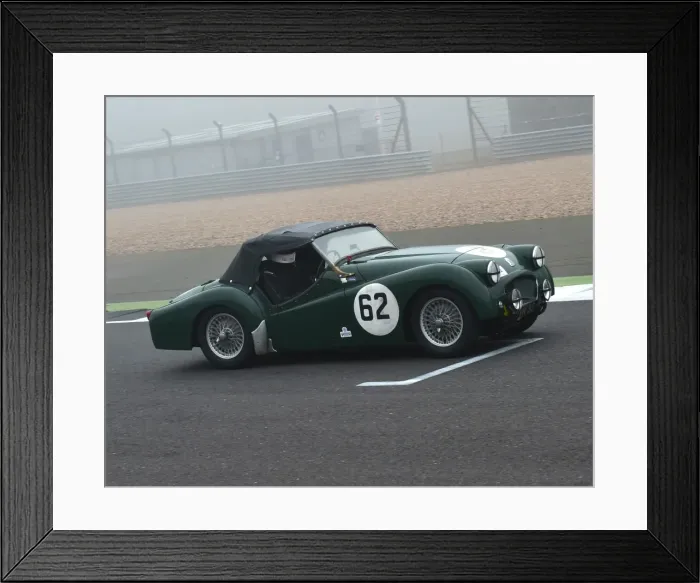 Framed Print : CM17 6299 Philip Parkinson, Triumph TR2