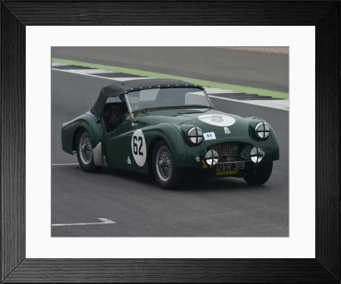 Framed Print : CM17 6480 Philip Parkinson, Triumph TR2