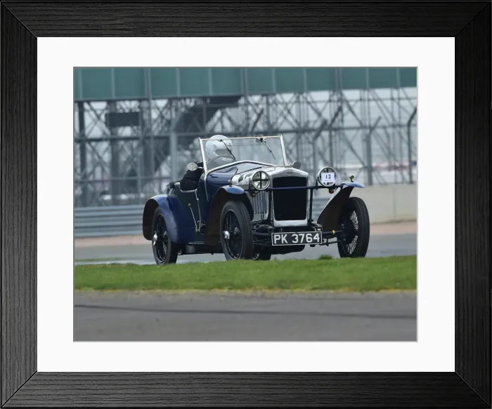Framed Print : CM17 6787 John Kavanagh, Frazer Nash Super Sports