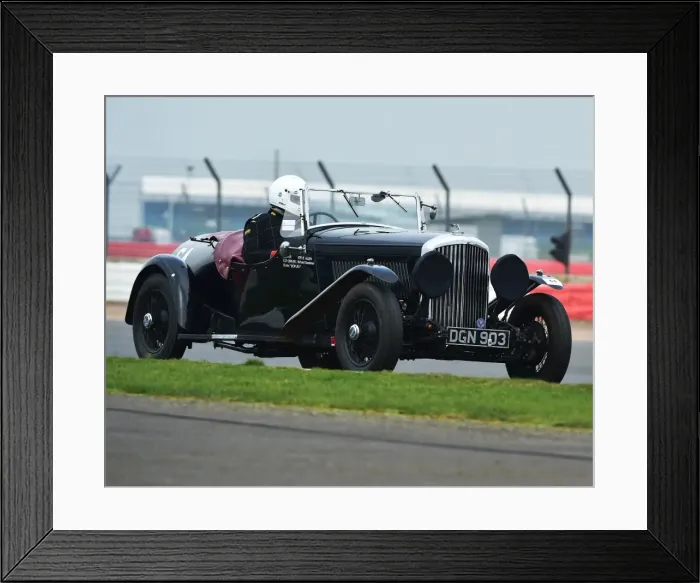 Framed Print : CM17 6805 Steve Allen, Bentley 4o Litre Special Framed Print : CM17 6805 Steve Allen, Bentley 4o Litre Special