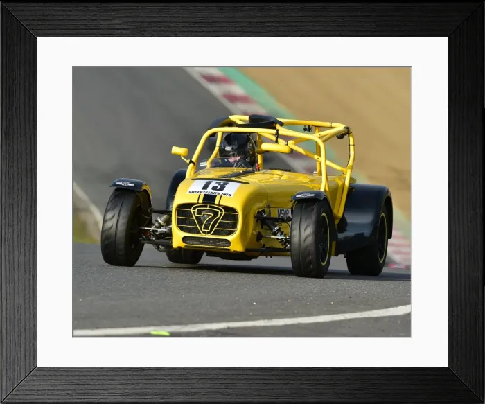 Framed Print : CM17 5945 Stuart Simpson, Caterham Super 7 Series Framed Print : CM17 5945 Stuart Simpson, Caterham Super 7 Series