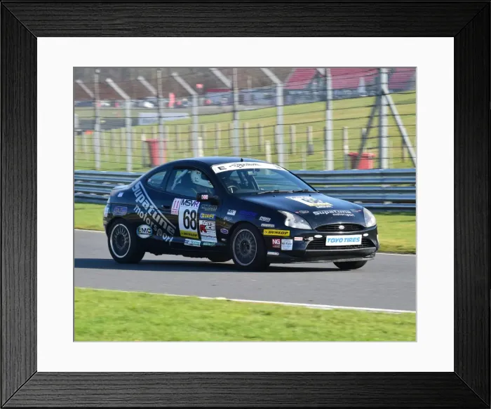 Framed Print : CM17 5703 Ford Puma, MSVR Trackday Trophy