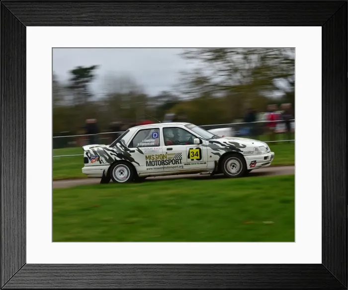 Framed Print : CM17 7957 David Vardy, Ford Sierra Cosworth Framed Print : CM17 7957 David Vardy, Ford Sierra Cosworth
