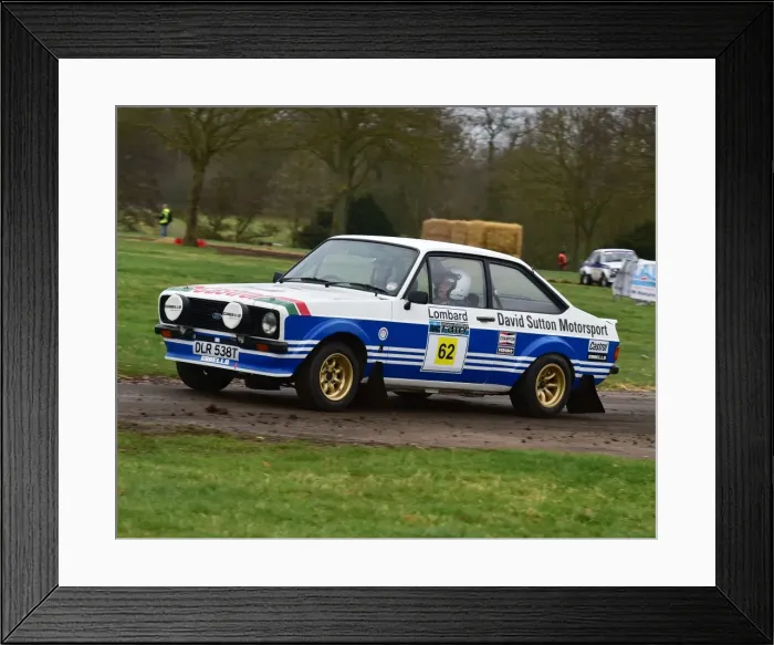 Framed Print : CM17 8012 Paul Holmes, Sarah Holmes, Ford Escort Mk 2 Framed Print : CM17 8012 Paul Holmes, Sarah Holmes, Ford Escort Mk 2