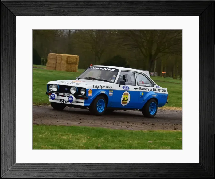 Framed Print : CM17 8011 Alan Davis, Ford Escort Mk 2 Framed Print : CM17 8011 Alan Davis, Ford Escort Mk 2