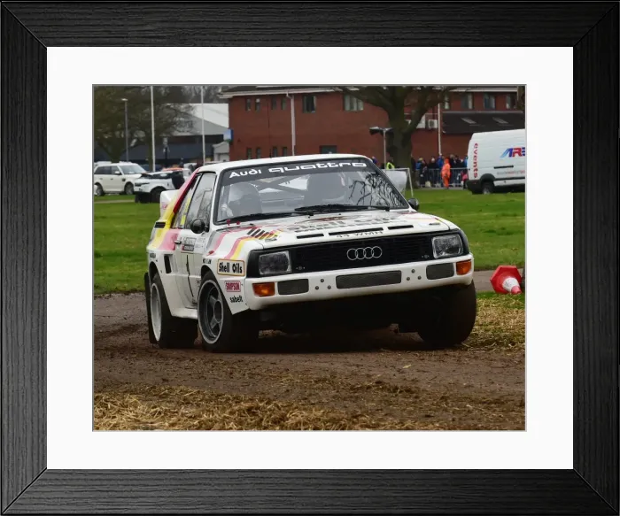 Framed Print : CM17 8002 Audi Quattro Framed Print : CM17 8002 Audi Quattro