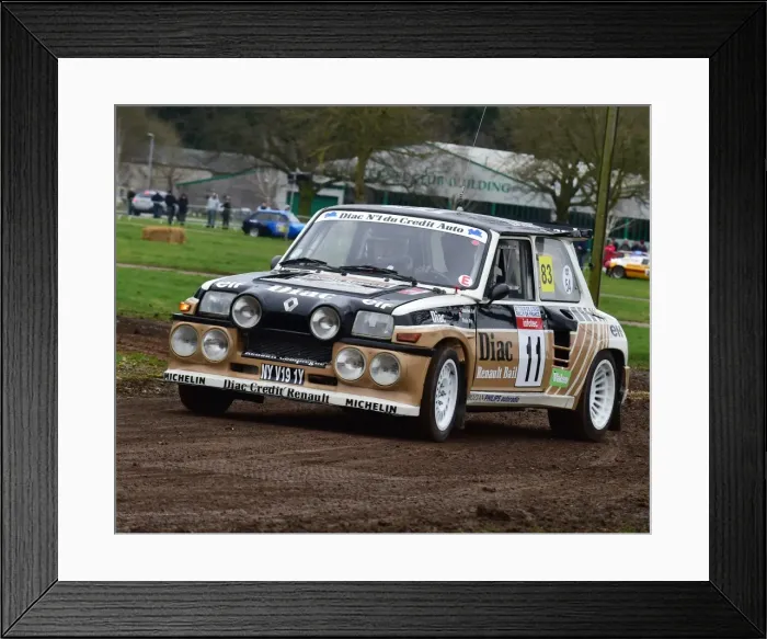 Framed Print : CM17 7841 Renault 5 Turbo Framed Print : CM17 7841 Renault 5 Turbo
