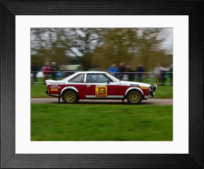 Framed Print : CM17 7903 John Midgley, Toyota Celica Framed Print : CM17 7903 John Midgley, Toyota Celica