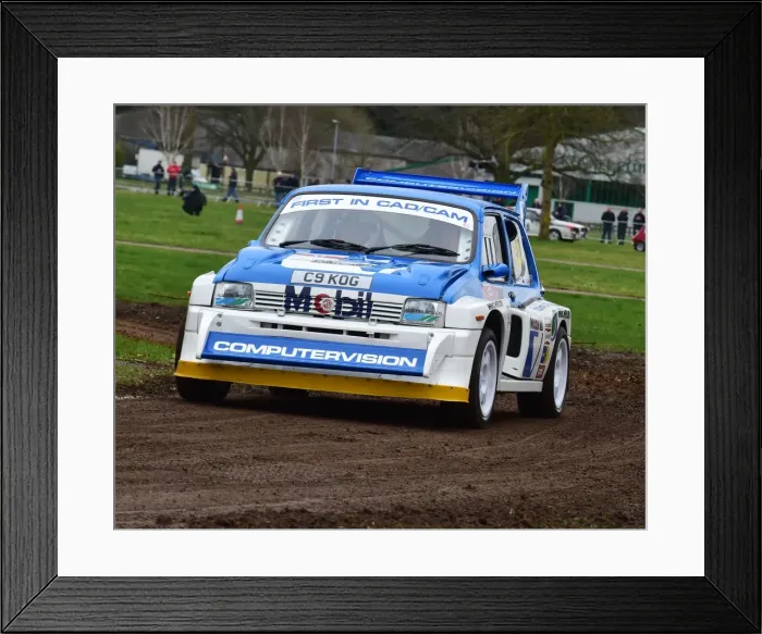 Framed Print : CM17 7774 Dave Higgs, MG Metro 6R4 Framed Print : CM17 7774 Dave Higgs, MG Metro 6R4