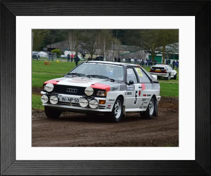 Framed Print : CM17 7761 Adam Marsden, Audi Quattro Framed Print : CM17 7761 Adam Marsden, Audi Quattro