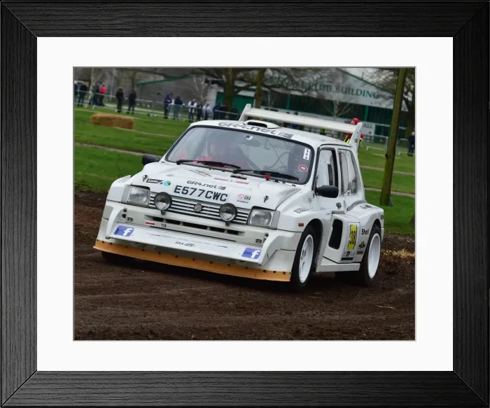 Framed Print : CM17 7750 John Saunders, MG Metro 6R4 Framed Print : CM17 7750 John Saunders, MG Metro 6R4