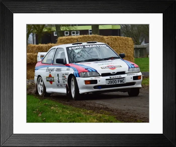 Framed Print : CM17 7588 Alan Wilson, Ford Escort WRC Framed Print : CM17 7588 Alan Wilson, Ford Escort WRC