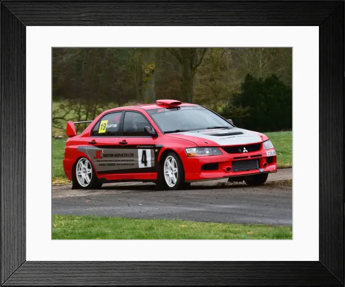 Framed Print : CM17 7510 John Clayton, Mitsubishi Evo 9 Framed Print : CM17 7510 John Clayton, Mitsubishi Evo 9