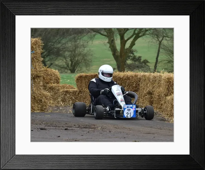 Framed Print : CM17 8139 Mike Allen, Aerokart, Yamaha 125cc Framed Print : CM17 8139 Mike Allen, Aerokart, Yamaha 125cc