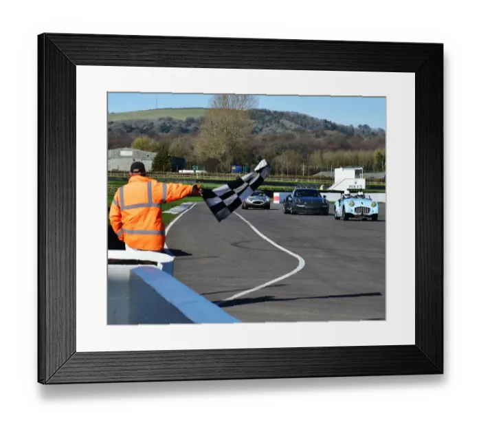 Framed Print : CM17 8918 Peter Swete, Triumph TR3