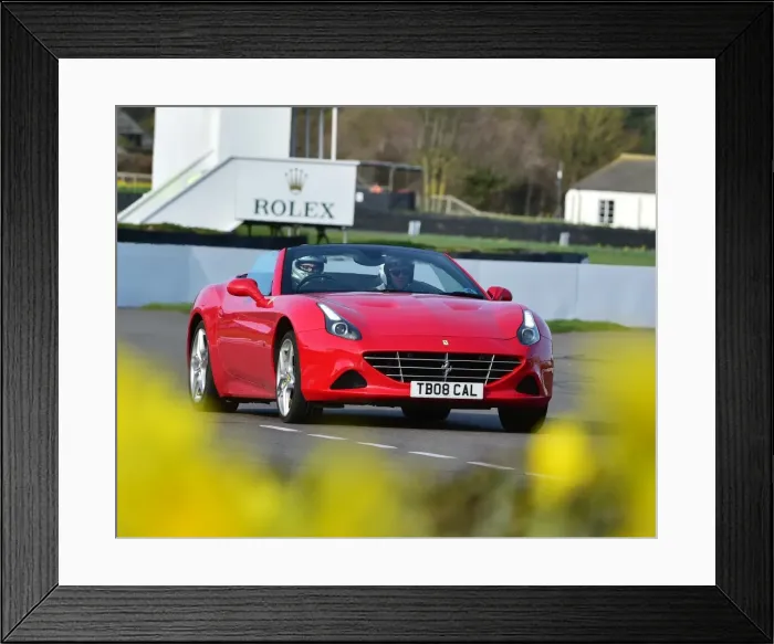 Framed Print : CM17 9018 Andrew Burgess, Ferrari California
