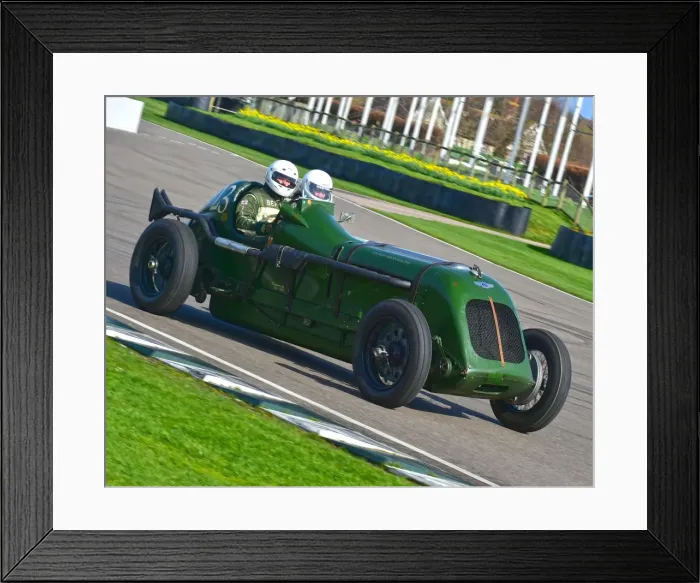 Framed Print : CM17 8747 Bentley 8 litre Brooklands Outer Circuit racer Framed Print : CM17 8747 Bentley 8 litre Brooklands Outer Circuit racer