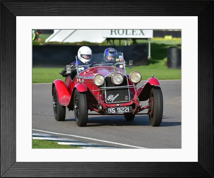 Framed Print : CM17 8943 Roger Buxton, Alfa Romeo 6C 1750 Zagato Framed Print : CM17 8943 Roger Buxton, Alfa Romeo 6C 1750 Zagato