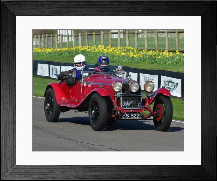 Framed Print : CM17 8910 Roger Buxton, Alfa Romeo 6C 1750 Zagato Framed Print : CM17 8910 Roger Buxton, Alfa Romeo 6C 1750 Zagato