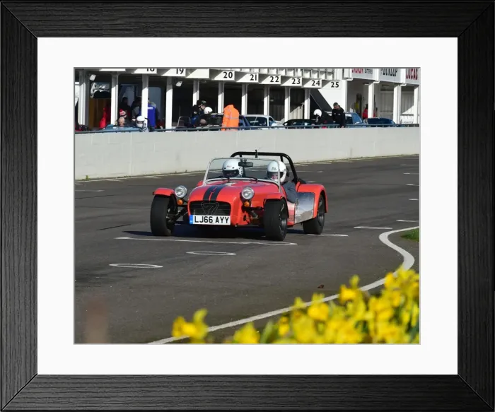 Framed Print : CM17 8395 Dan Trent, Matt Bird, Caterham 310 Framed Print : CM17 8395 Dan Trent, Matt Bird, Caterham 310