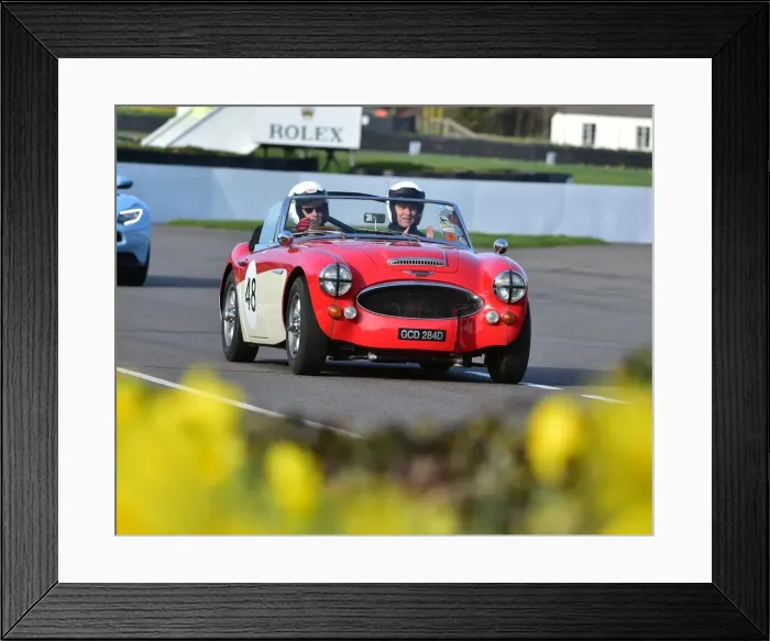 Framed Print : CM17 9011 Paul Auston, David Smithies, Austin Healey 3000 Mk3