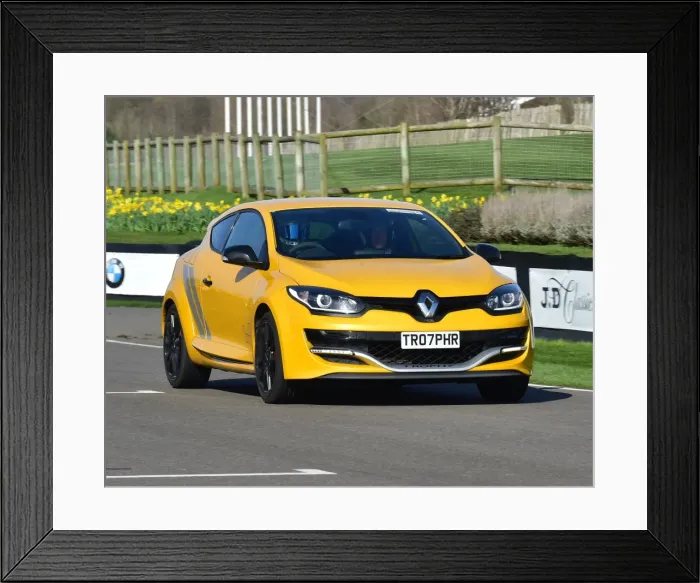 Framed Print : CM17 8878 William Burgess, Renault 275 Trophy Megane Framed Print : CM17 8878 William Burgess, Renault 275 Trophy Megane