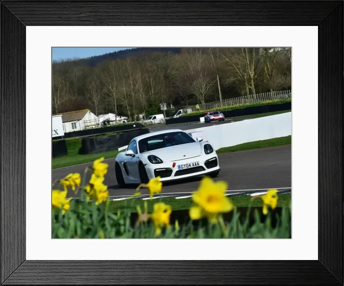 Framed Print : CM17 8788 Tim Raven, Porsche Cayman GT4 Framed Print : CM17 8788 Tim Raven, Porsche Cayman GT4